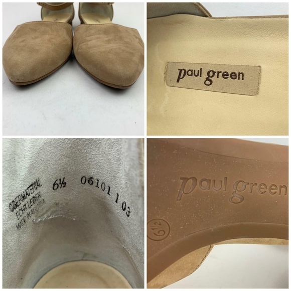 PAUL GREEN POINTED TOE FLATS SZ 6.5UK/9 US - Picture 5 of 8